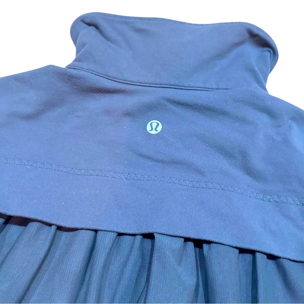 Lululemon Women’s Grey Full Zip Sheer Back Fitness Yoga Jacket Small